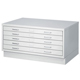 Safco Facil 5 Drawer Flat File 30 x 42 in Light Gray (4972LG)