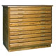 SMI Medium Oak 5 Drawer Flat 36