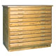 SMI Natural Oak 5 Drawer Flat File 30