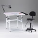 Martin Berkeley Classic Combo I Drafting Station White/Black (U-DS14041WH)