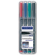 Staedtler Lumocolor Markers Fine 4 Color Set (318 WP4)