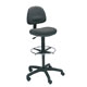 Safco Precision Drafting Chair Black w/Footring (3401BL)