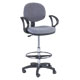 Martin Stanford Drafting Chair Gray w/Footring (91-1006113)