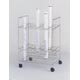 Safco Chrome Roll File 15 Tube Capacity (3078)