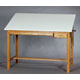 SMI Oak 4 Post Drafting Table 37-1/2