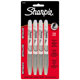 Sanford Sharpie Metallic Silver Fine Point Markers 4/pack (39109)