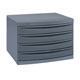 Safco Super B File 4 Drawer Charcoal (4945CH)