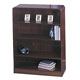 Safco Mahogany Veneer 4 Shelf Bookcase 48