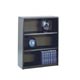 Safco Value Mate 3-Shelf Steel Bookcase Black (7171BL)