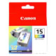 Canon BCI-15 Color Ink Cartridge 2/pk (BCI-15 Color)