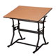 Alvin Design Stor Drafting Table III Blk/Cherry Woodgrain 30