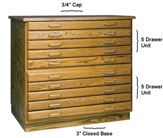 SMI Medium Oak Closed Base for 36