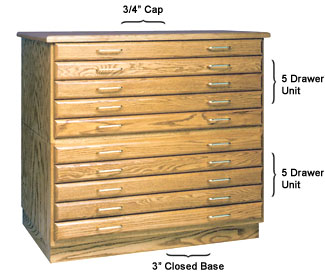 SMI Natural Oak Closed Base for 36