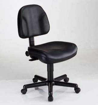 Alvin Premo Ergonomic Desk Chair Black Leather (CH444-90)