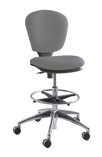 Safco Metro Drafting Chair Gray w/Footring (3442GR)