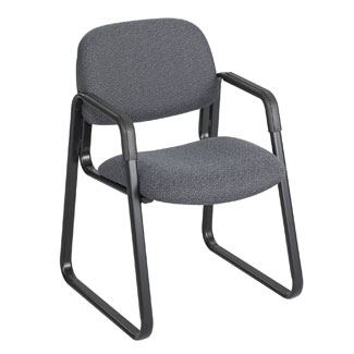 Safco Cava Collection Sled Base Guest Chair Blue (3452BU)