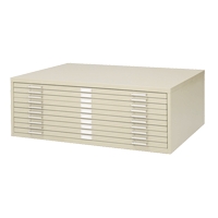 Safco 10 Drawer Flat File 30 x 42 in Tropic Sand (4986TS)