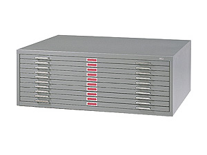 Safco 10 Drawer Flat File 30 x 42 in Gray (4986GR)