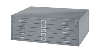 Click here to view larger image Safco 5 Drawer Flat File 24 x 36 in Gray (4994GRR)