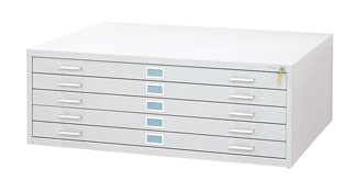 Click here to view larger image Safco 5 Drawer Flat File 30 x 42 in White (4996WHR)