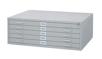 Click here to view larger image Safco 5 Drawer Flat File 30 x 42 in Gray (4996GRR)