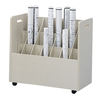 Click here to view larger image Safco Mobile Roll File fits (21) 3-3/4