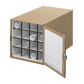 Safco 16 Tubes Stackable Econo Roll File 37.75