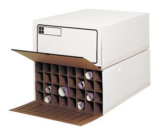 Safco Tube-Stor KD Stackable 32 Tube Roll Files 37
