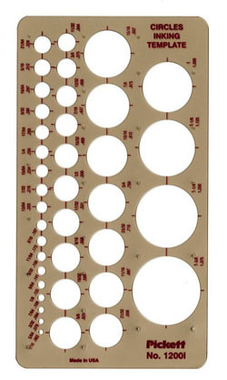 Pickett Circles Template (1200I)