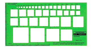 Chartpak Squares Template R30