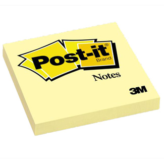 3M Post-It Notes Yellow package of 12 3