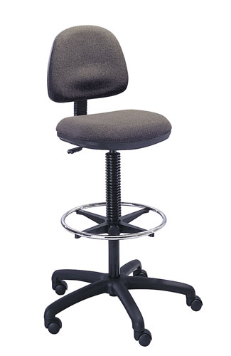 Safco Precision Drafting Chair Dark Gray w/Footring (3401DG)