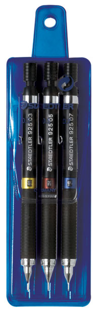 Staedtler Mars Draft Automatic Pencils Set of 3 (925WS3)