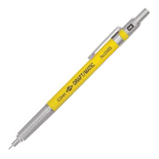 Alvin Draftmatic Lead Holder .3mm Yellow Barrel (DM03)