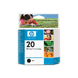 HP 20 Black Ink Cartridge (C6614DN)