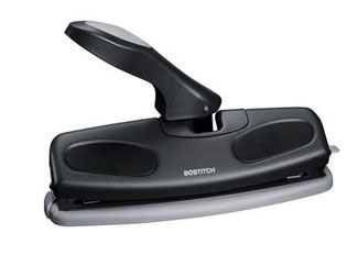 Boston Adjustable Ergonomic 3-Hole Punch