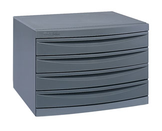 Safco Super B File 4 Drawer Charcoal (4945CH)