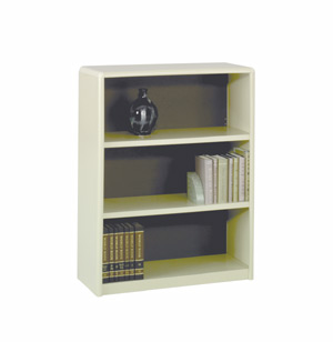 Safco Value Mate 3-Shelf Steel Bookcase Sand (7171SA)