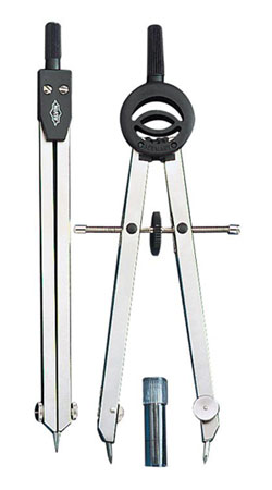 Alvin Compact Bow Compass and Divider Drawing Set (608K)