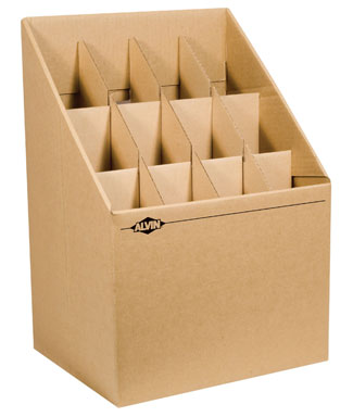 Click here to view larger image Alvin Upright Roll File 12 Tube Capacity (ARF12)