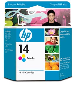 HP 14 Tri-Color Ink Cartridge (C5010DN)