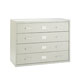 Safco Computer Disk/Data Cabinet 4 Drawer Putty (4930PT)