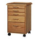 SMI Medium Oak Taboret 5 Drawers
