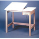 SMI 4-Post Unfinished Wood Split Top Drafting Table 36