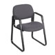 Safco Cava Collection Sled Base Guest Chair Cobblestone Plum (3452CP)