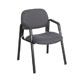 Safco Cava Collection Straight Leg Guest Chair Charcoal (3453CH)