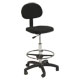 Martin Stiletto Drafting Height Chair Black w/Footring (91-1106115)
