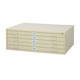 Safco 5 Drawer Flat File 30 x 42 in Tropic Sand (4996TSR)