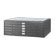 Safco 5 Drawer Flat File 36 x 48 in Black (4998BLR)