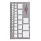 Chartpak Square template P1205i